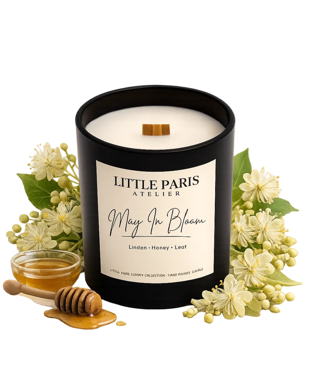 Lumânare parfumată May in Bloom - Flori de tei • Miere • Floral - Little Paris Atelier