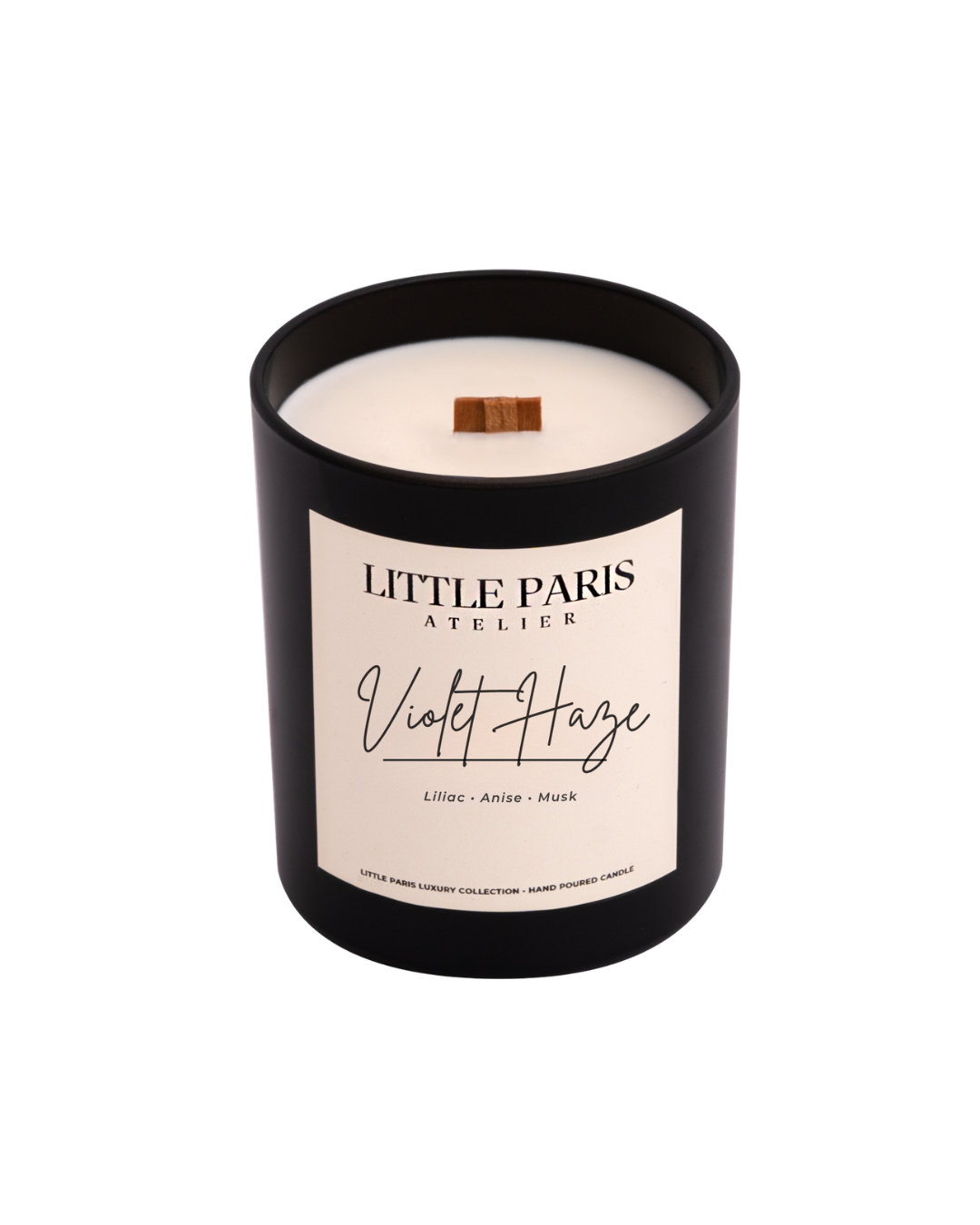 Violet Haze Scented Candle - Lilac • Anise • Violet - Little Paris Atelier