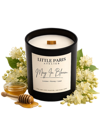 May in Bloom Scented Candle - Linden Blossom • Honey • Floral - Little Paris Atelier