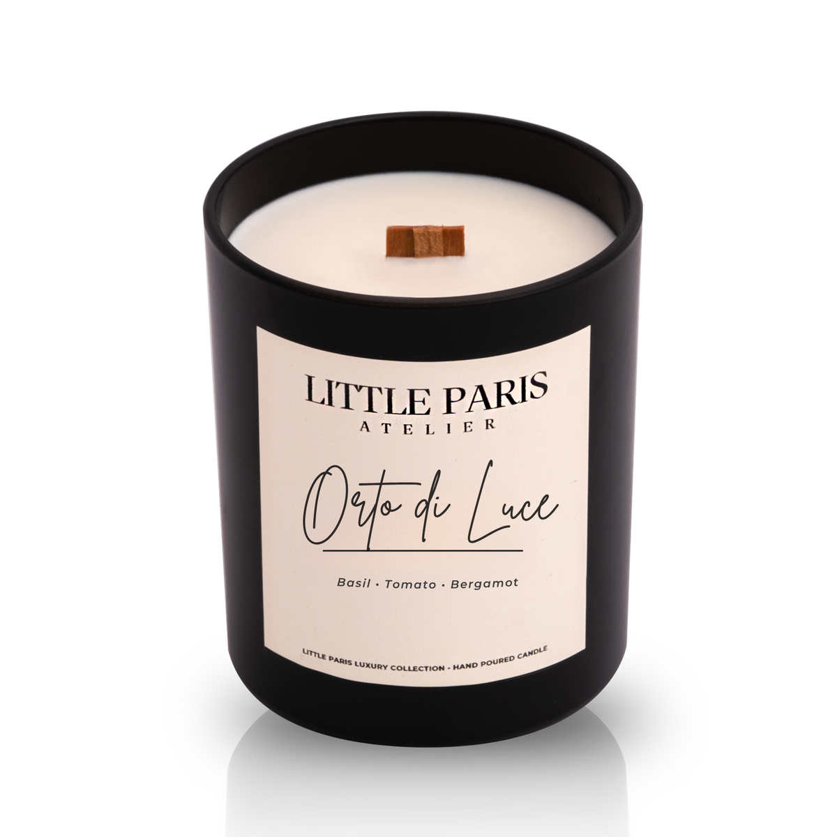 Soy wax candle - Tomato leaves • Basil • Bergamot
