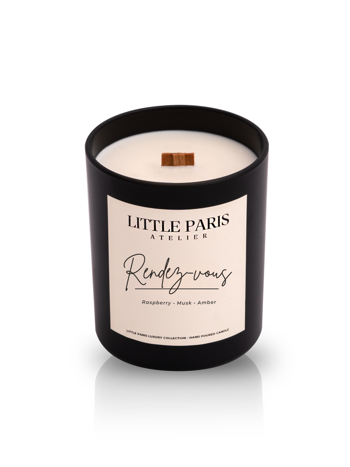 Rendez-vous Scented Candle - Raspberry • Musk • Amber - Little Paris Atelier