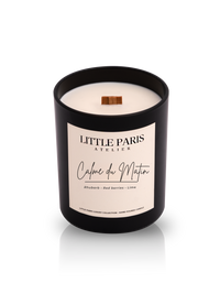 Calme du Matin Scented Candle - Rhubarb • Red Berries • Lime - Little Paris Atelier