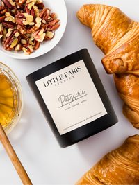 Lumânare parfumată Pâtisserie - Nuci Pecan • Cacao • Miere - Little Paris Atelier