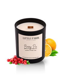 Berry Pie Scented Candle - Cranberry • Orange • Pear - Little Paris Atelier