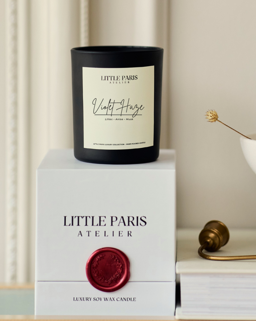 Soy Wax Candle - Amber • Figs • Vetiver