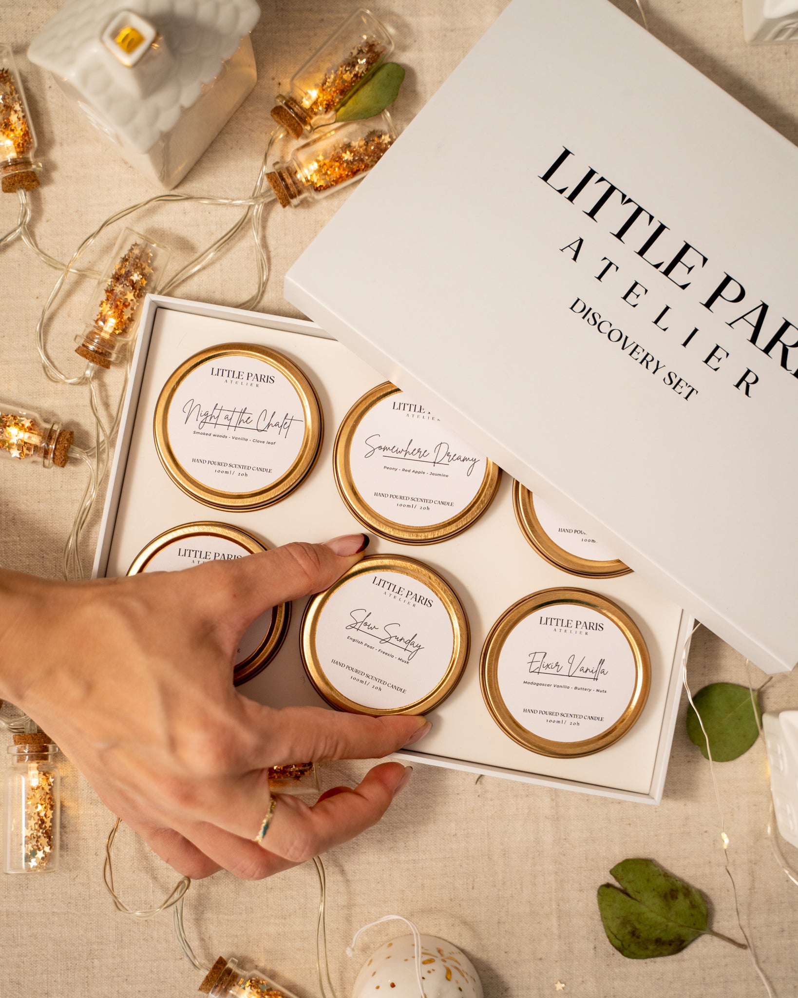 Discovery Box - Descoperă cele 6 Lumânări Little Paris într-un cadou perfect
