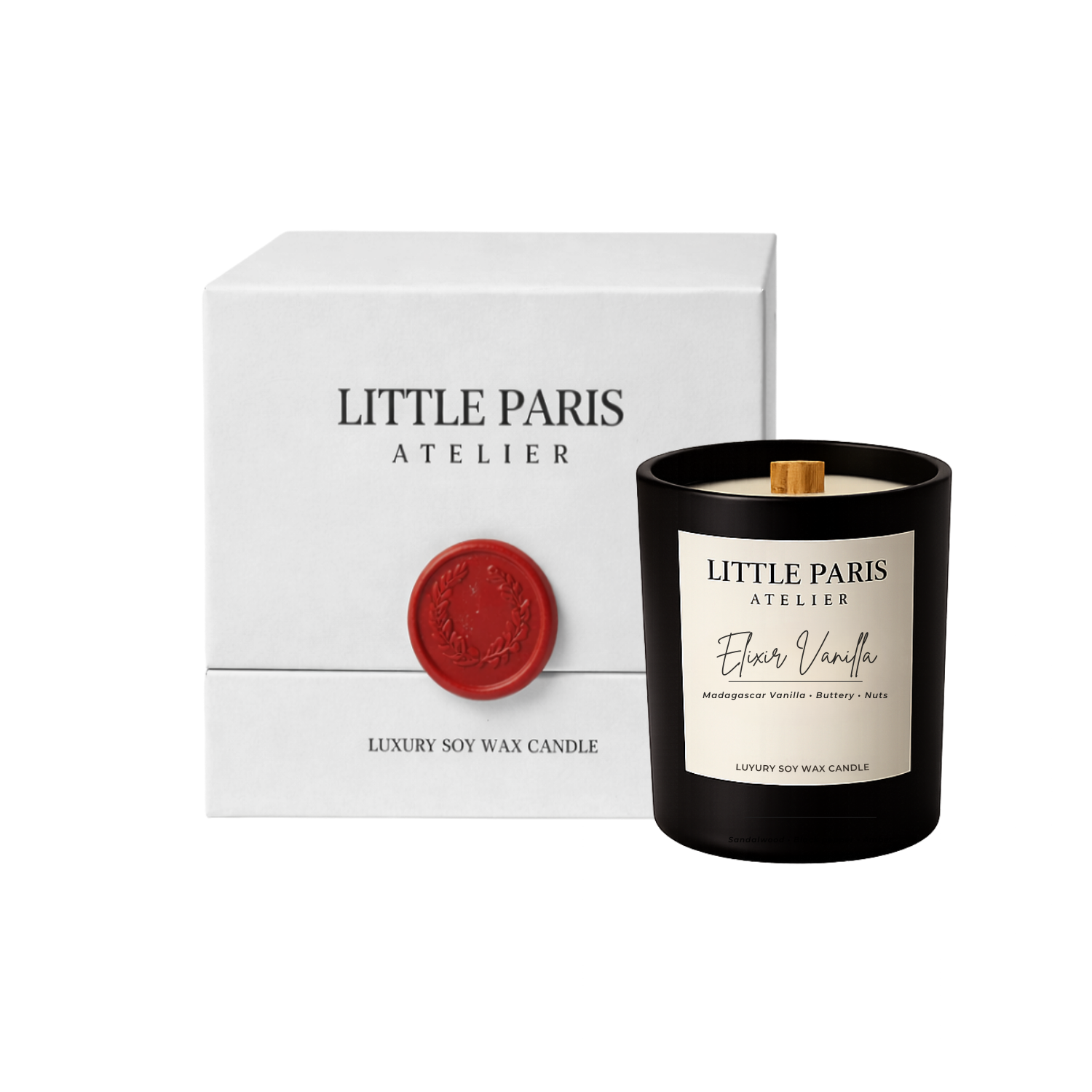 Elixir Vanilla Scented Candle - Madagascar Vanilla • Nutmeg • Butter