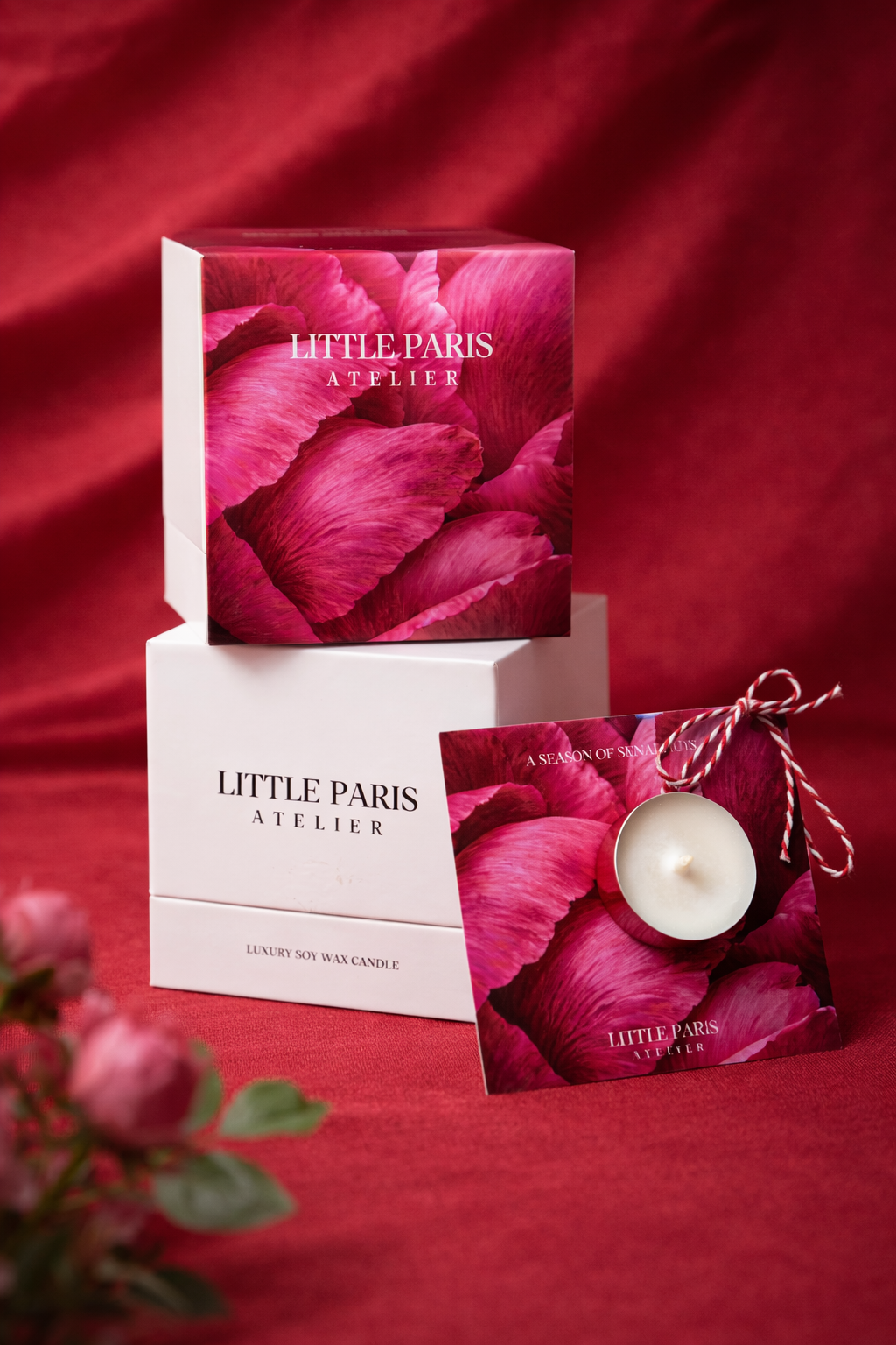 Gift Set - Lumânare parfumată și Mărțișor